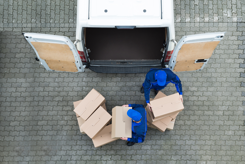 Van and Driver with Tail lift